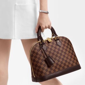 💎✨ BEAUTIFUL ✨💎 ALMA PM CROSSBODY LOUIS VUITTON DAMIER EBENE